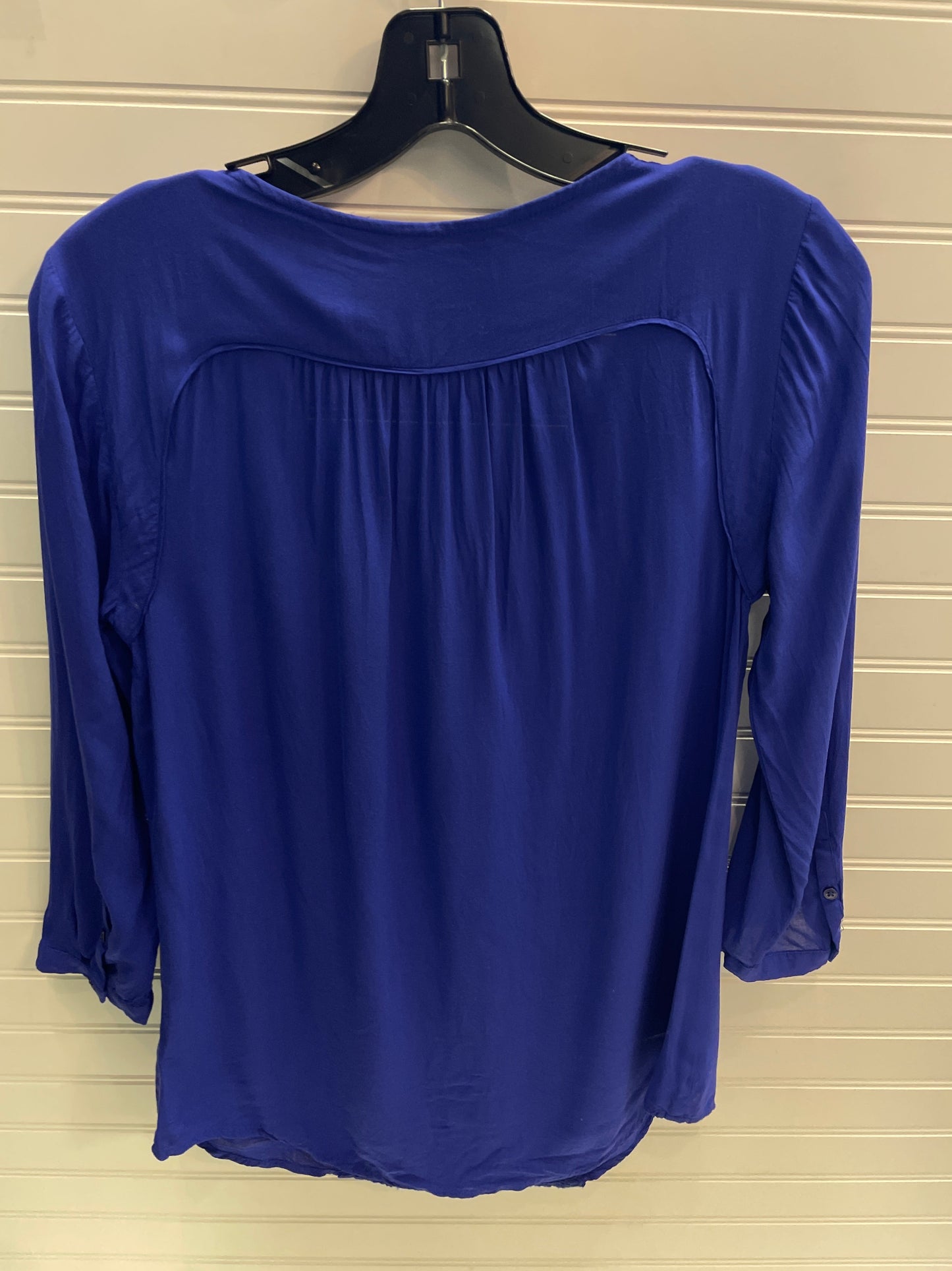 Top 3/4 Sleeve By Maeve In Blue, Size: 2