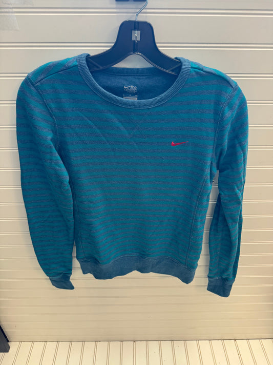 Sweatshirt Crewneck By Nike In Striped Pattern, Size: S