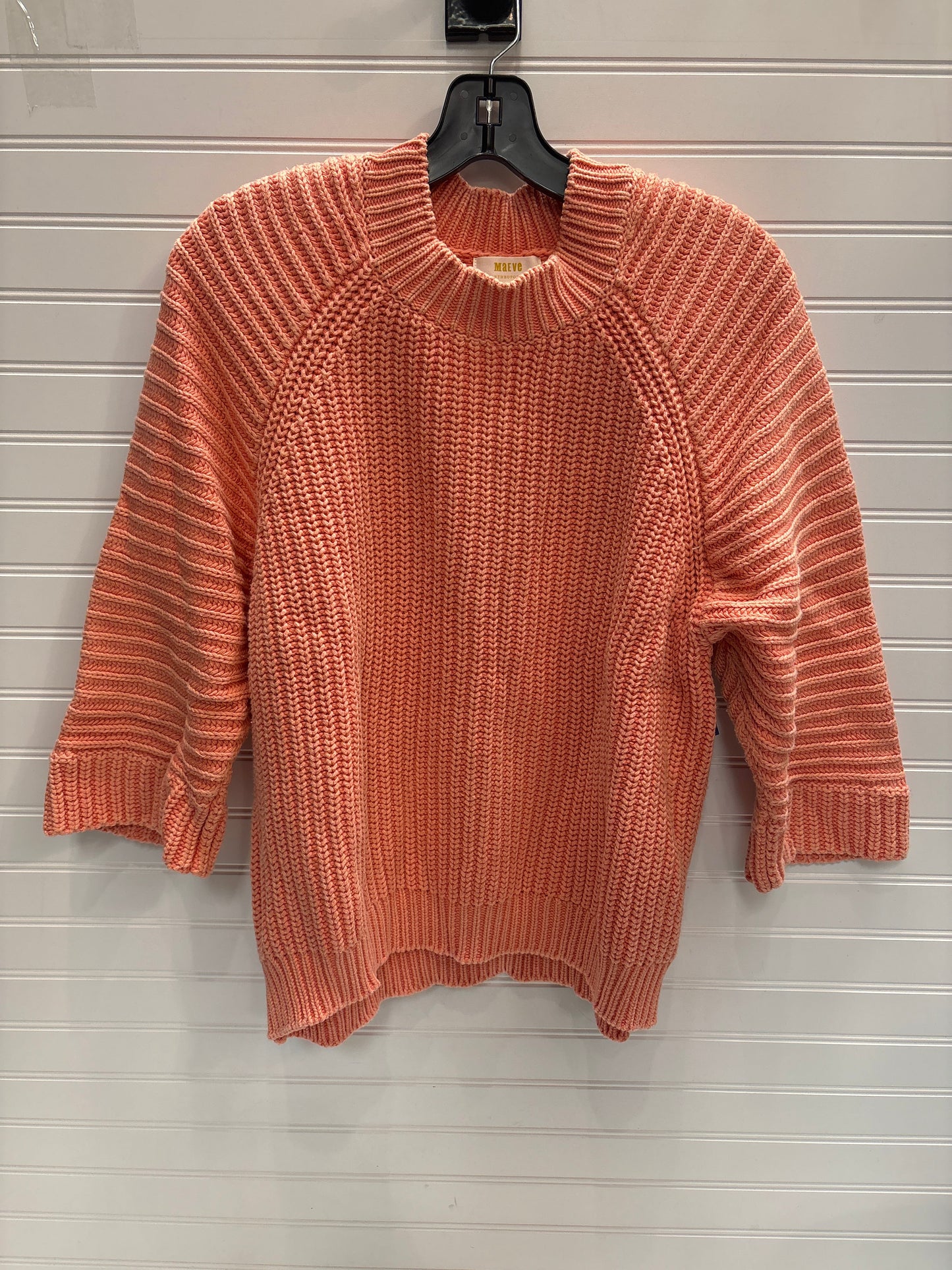 Sweater By Maeve In Peach, Size: M