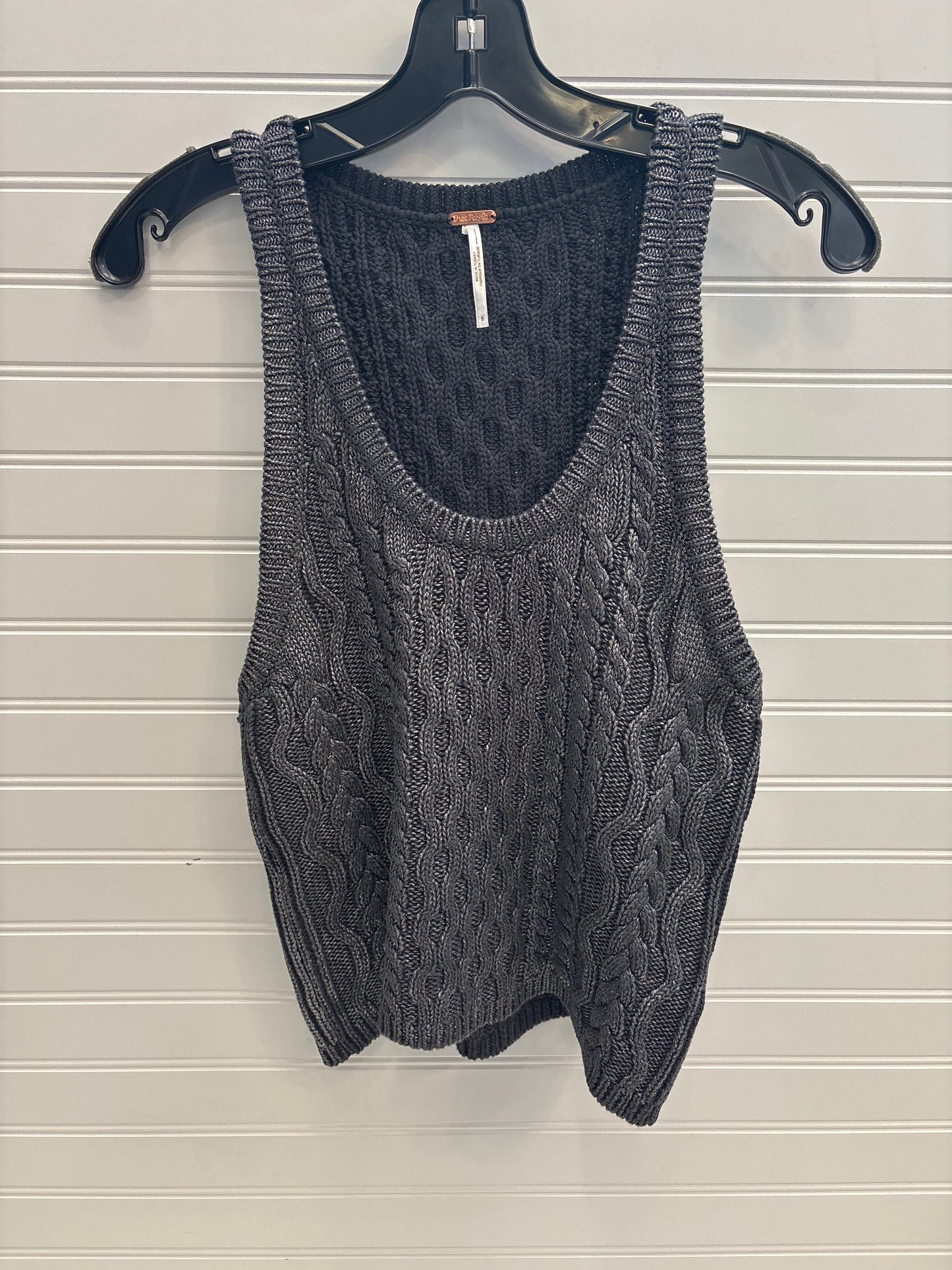 Vest Sweater By Free People In Silver, Size: S