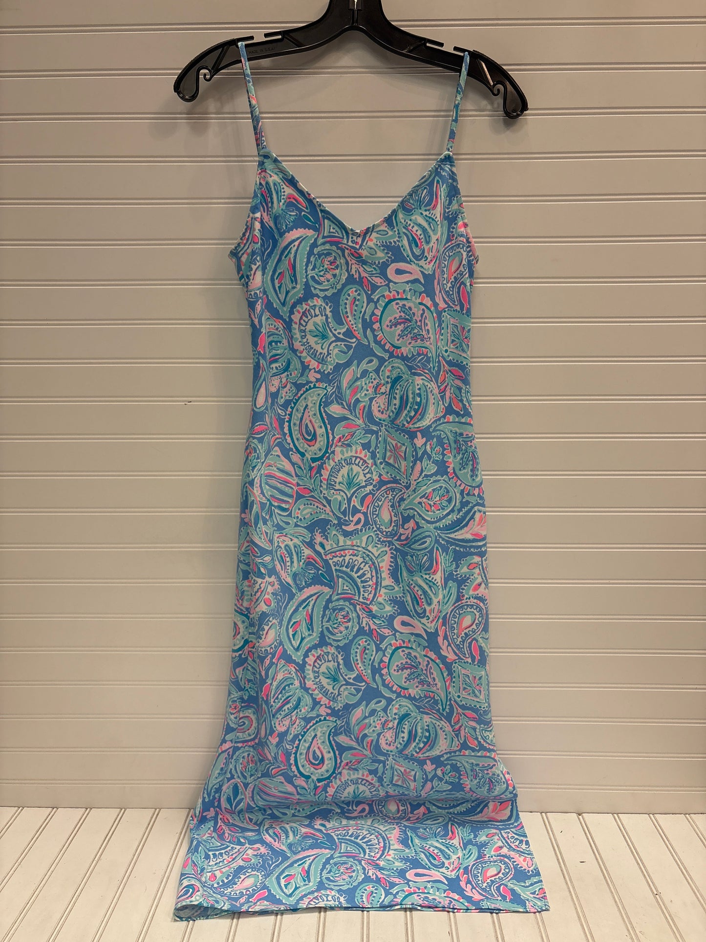 Dress Designer By Lilly Pulitzer In Blue & Pink, Size: Xs