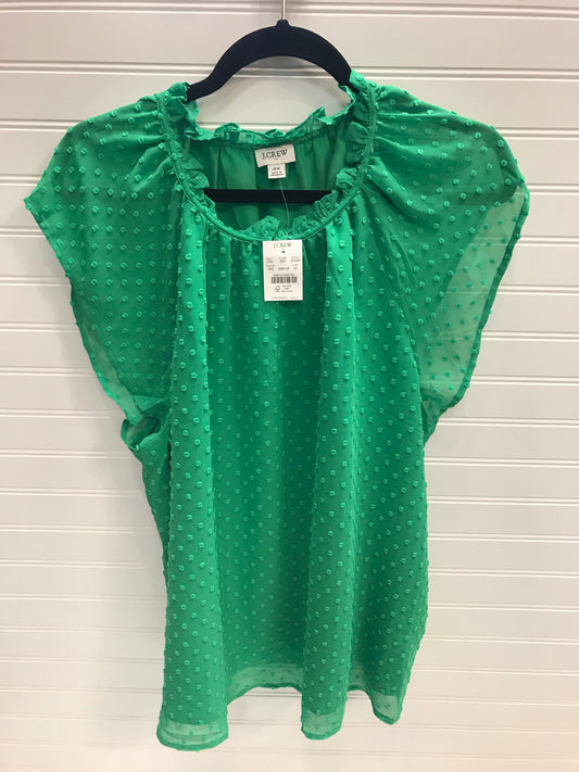 Top Short Sleeve By J. Crew In Green, Size: 2x