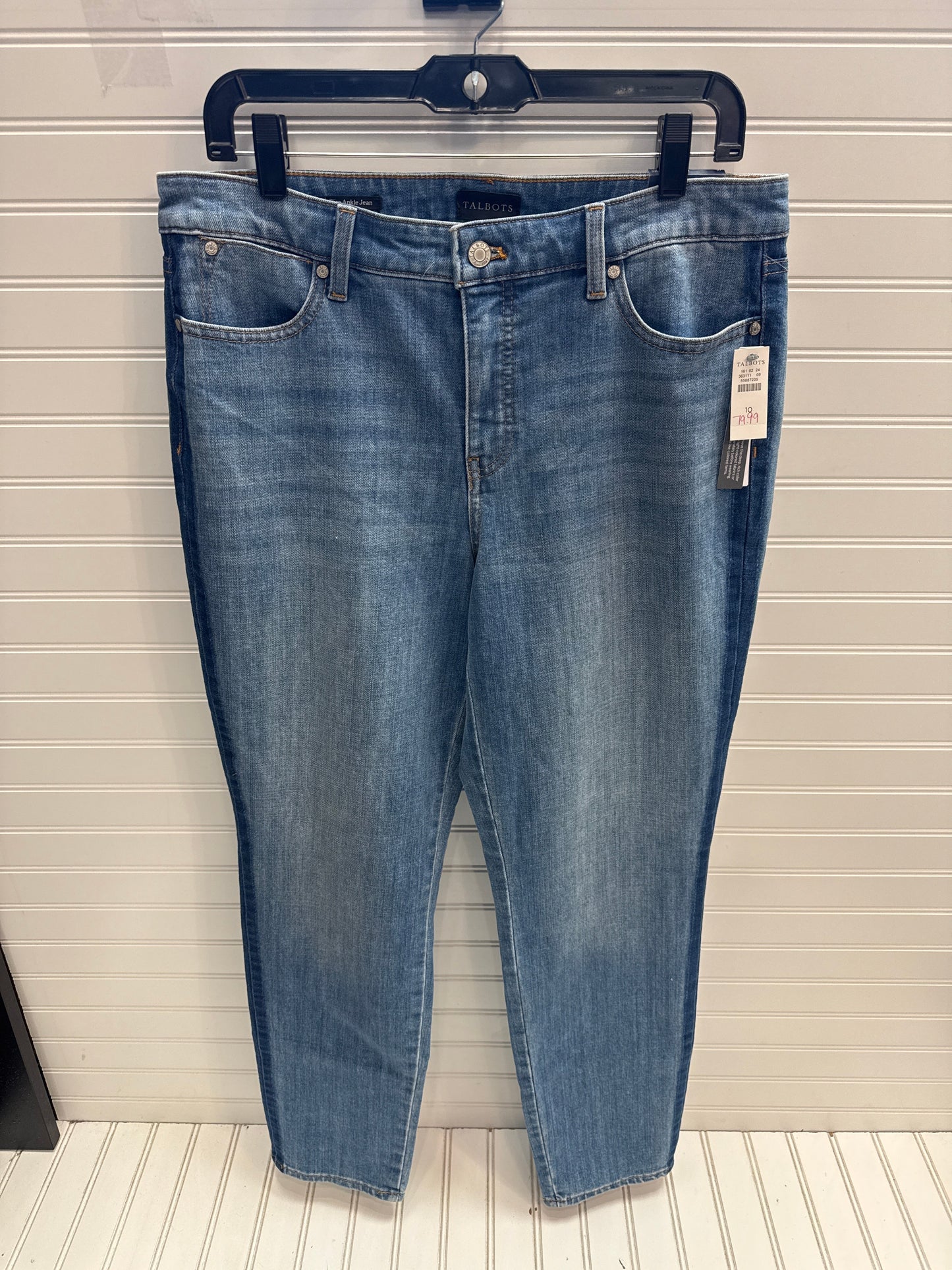 Jeans Skinny By Talbots In Blue Denim, Size: 10