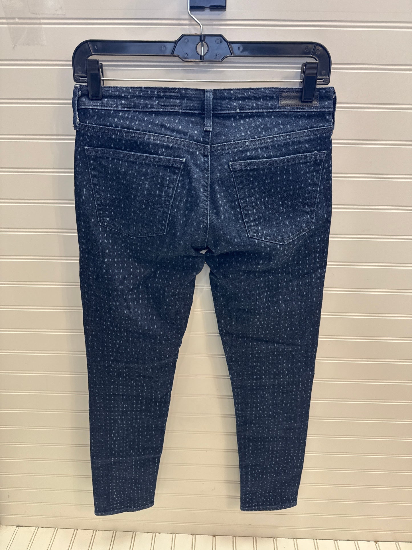 Jeans Skinny By Ag Jeans In Polkadot Pattern, Size: 2