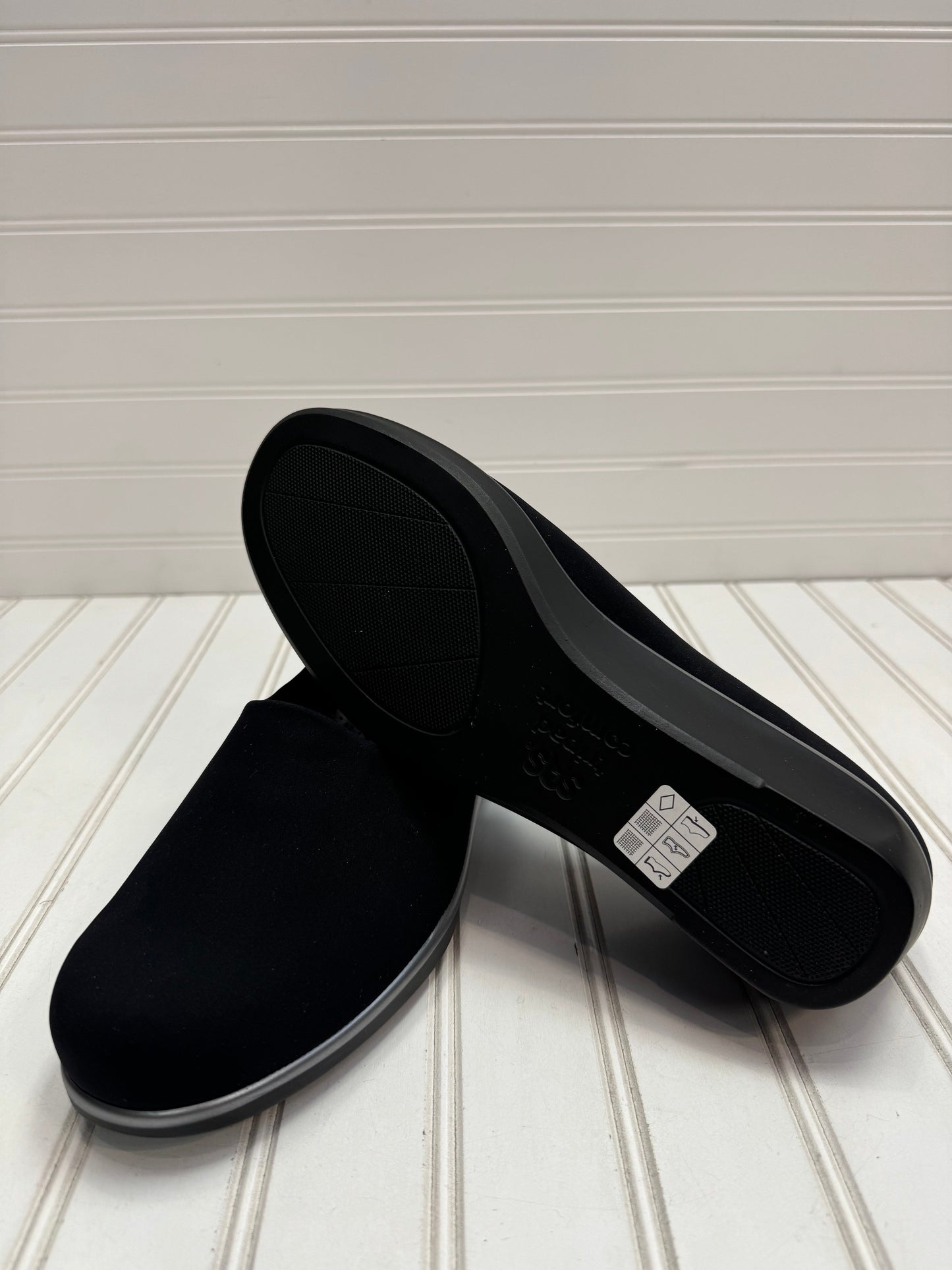 Black Shoes Heels Wedge Sas, Size 9.5