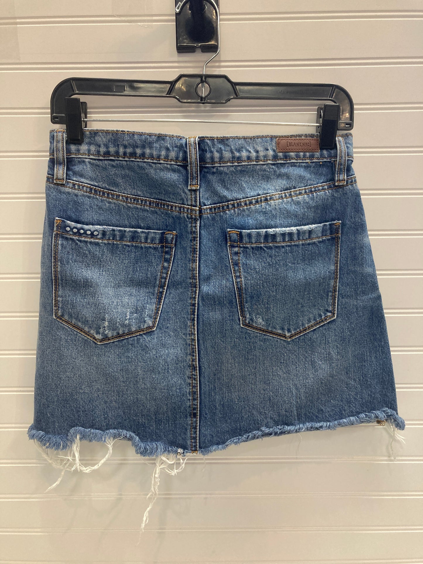 Skirt Mini & Short By Blanknyc In Blue Denim, Size: 2