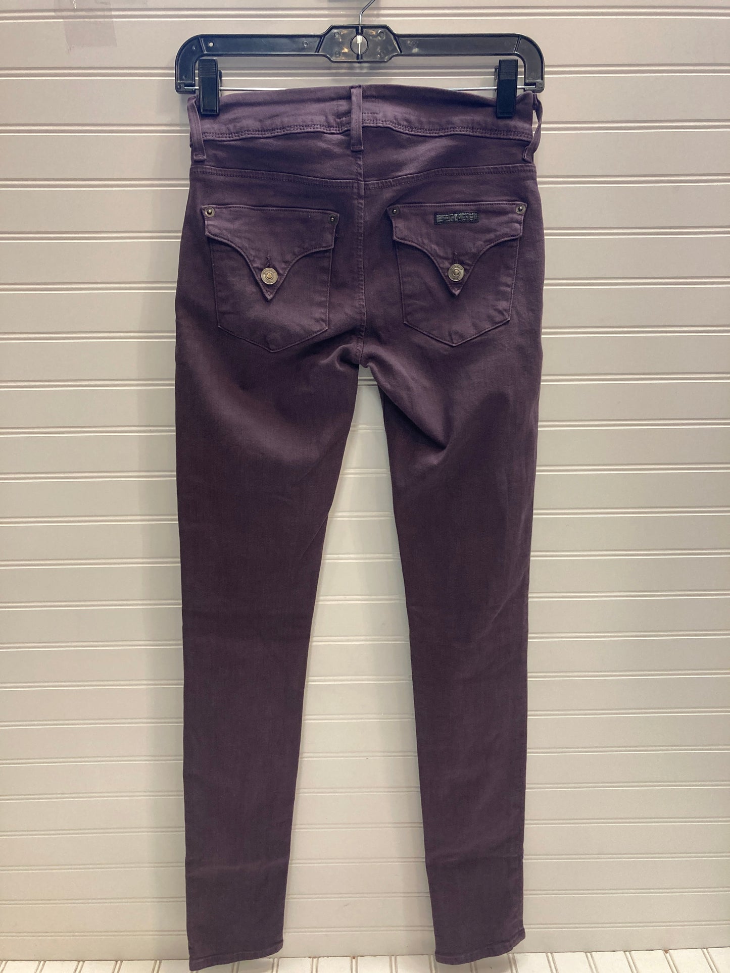 Jeans Skinny By Hudson In Purple, Size: 2