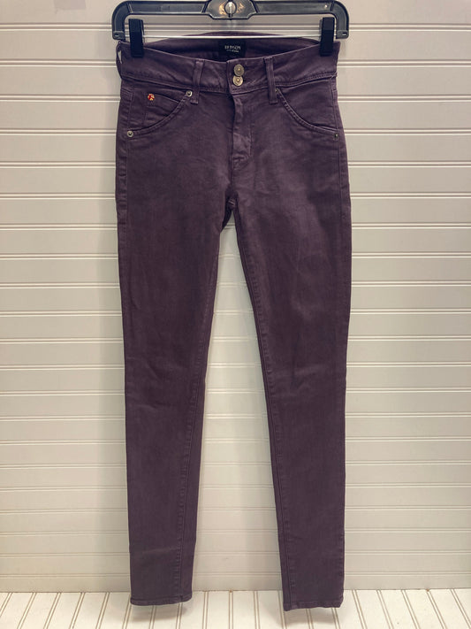 Jeans Skinny By Hudson In Purple, Size: 2