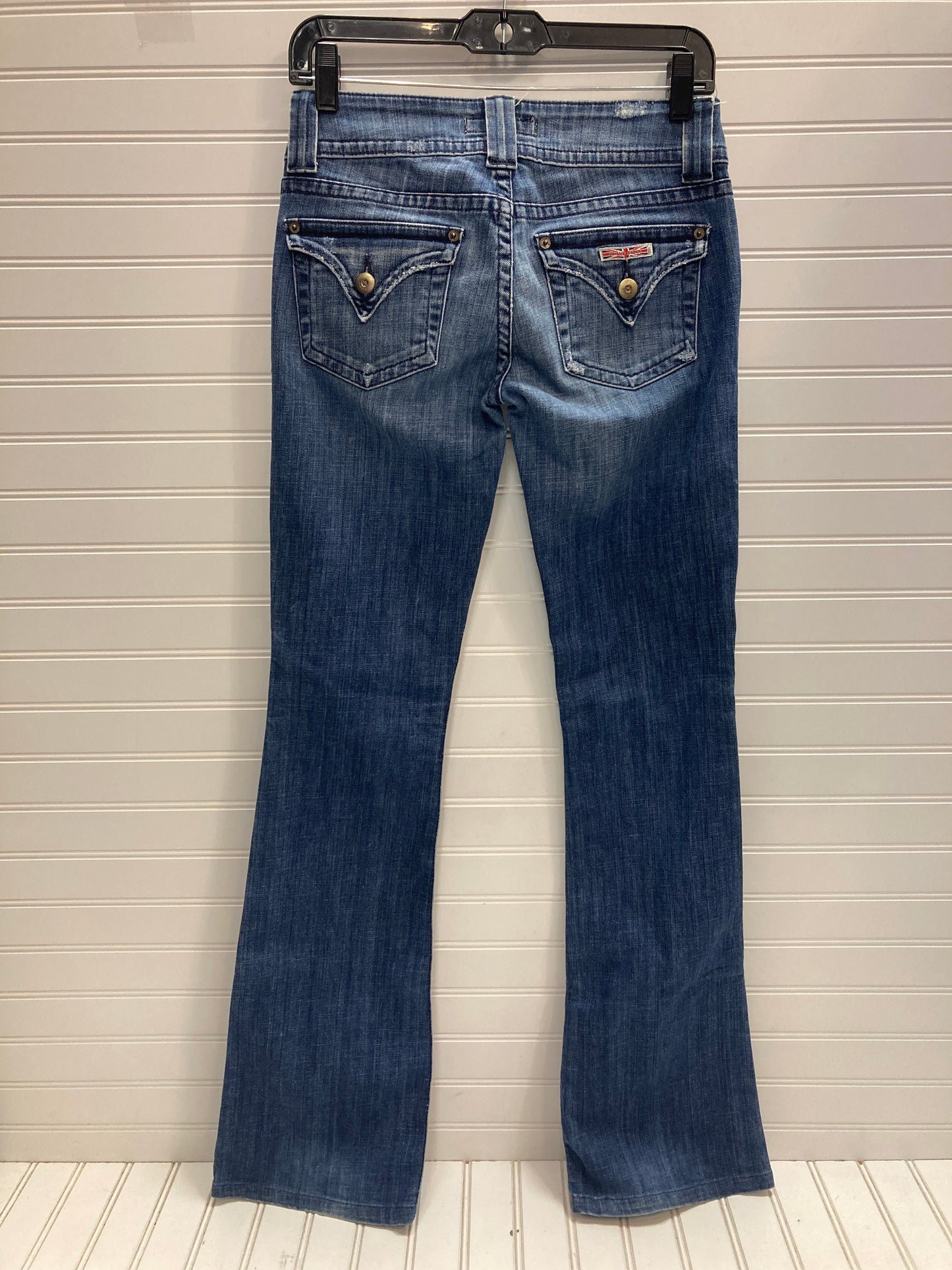 Jeans Boot Cut By Hudson In Blue Denim, Size: 2