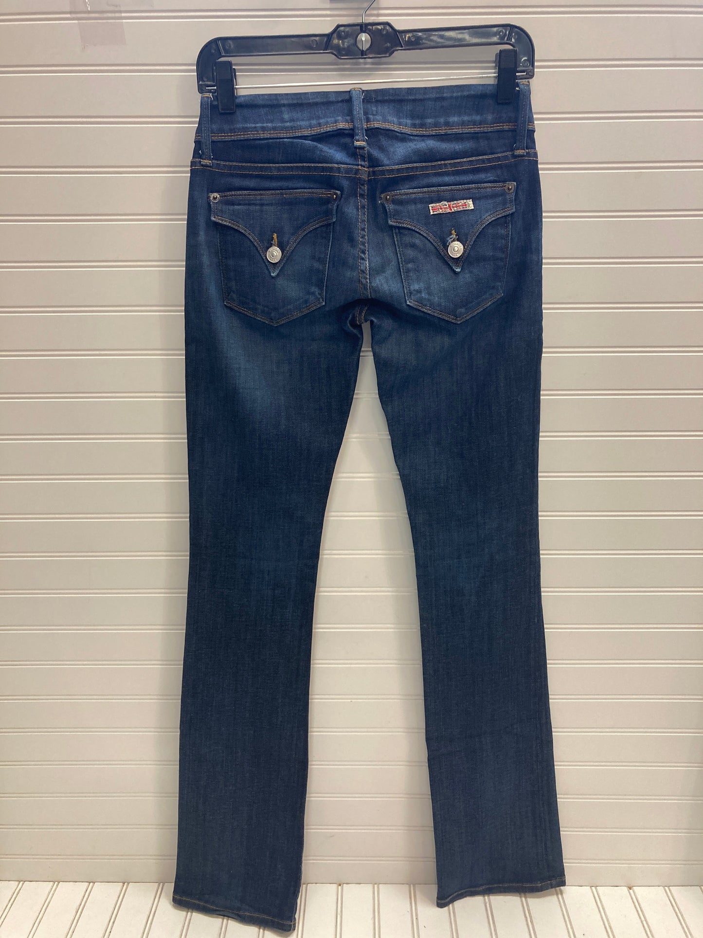 Jeans Boot Cut By Hudson In Blue Denim, Size: 2