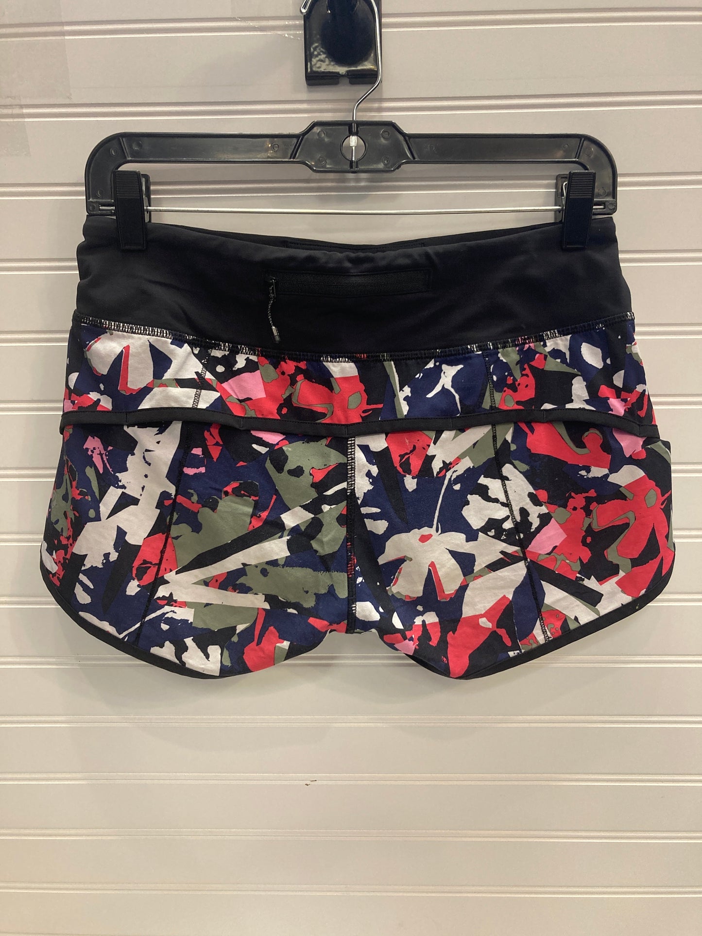 Athletic Shorts By Lululemon In Multi-colored, Size: 4