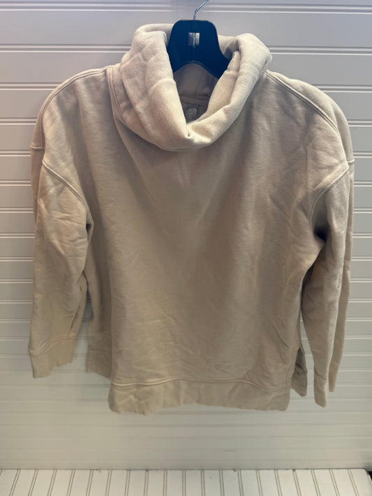 Sweatshirt Collar By Athleta In Beige, Size: S