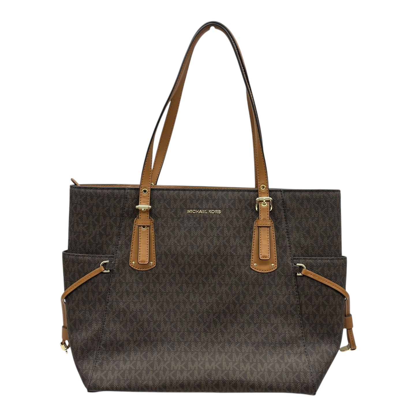 Tote Designer By Michael Kors In Brown, Size:Medium