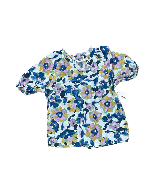 Top 3/4 Sleeve By Sonoma In White, Size:M