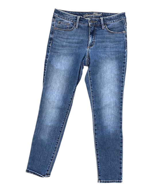 Jeans Skinny By Universal Thread In Blue Denim, Size:4