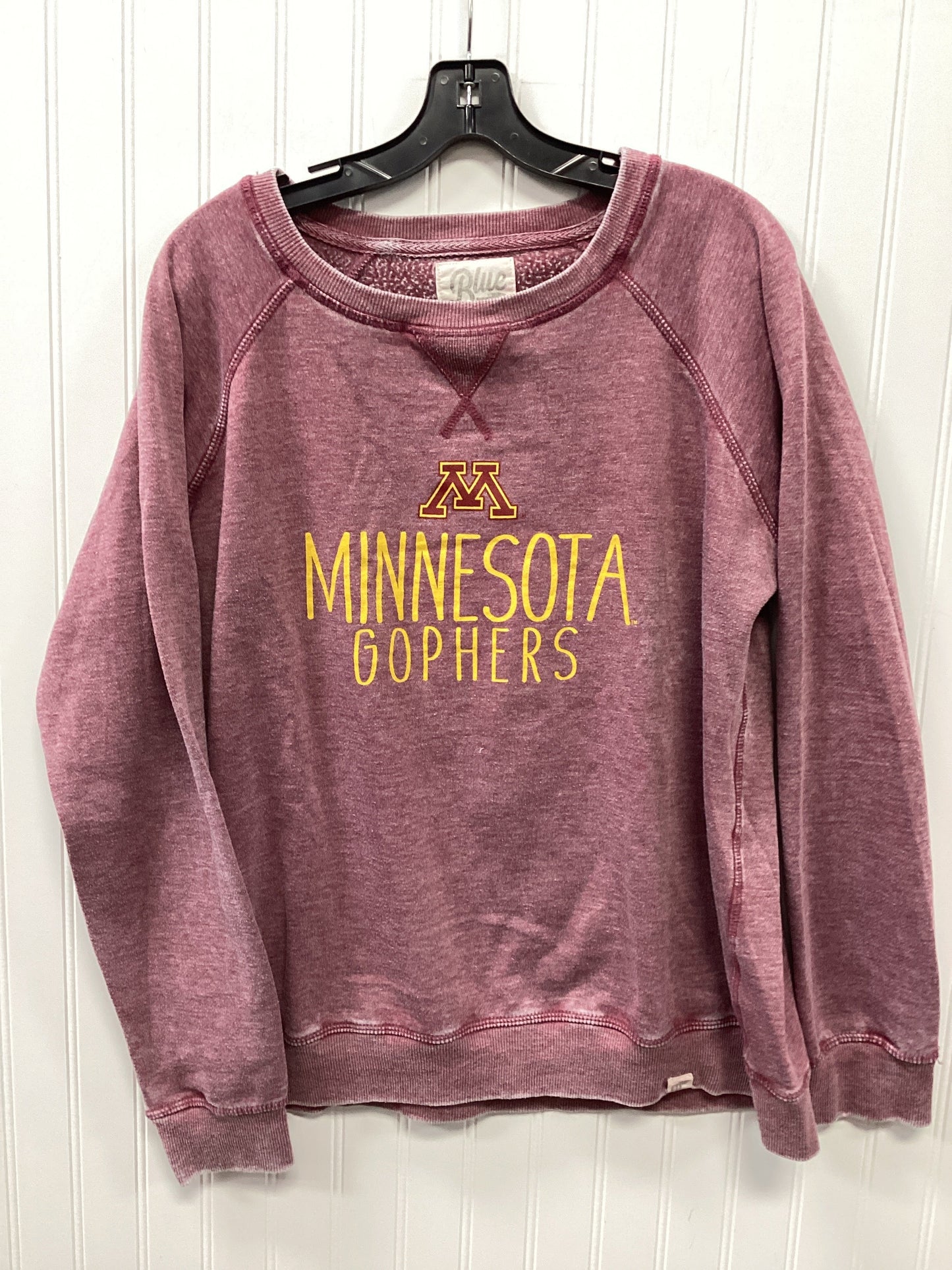 Athletic Top Ls Collar By Blue 84 In Red, Size:L