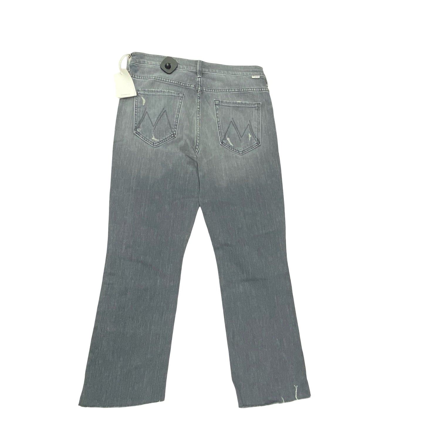 Jeans Cropped By Mother In Grey, Size:12
