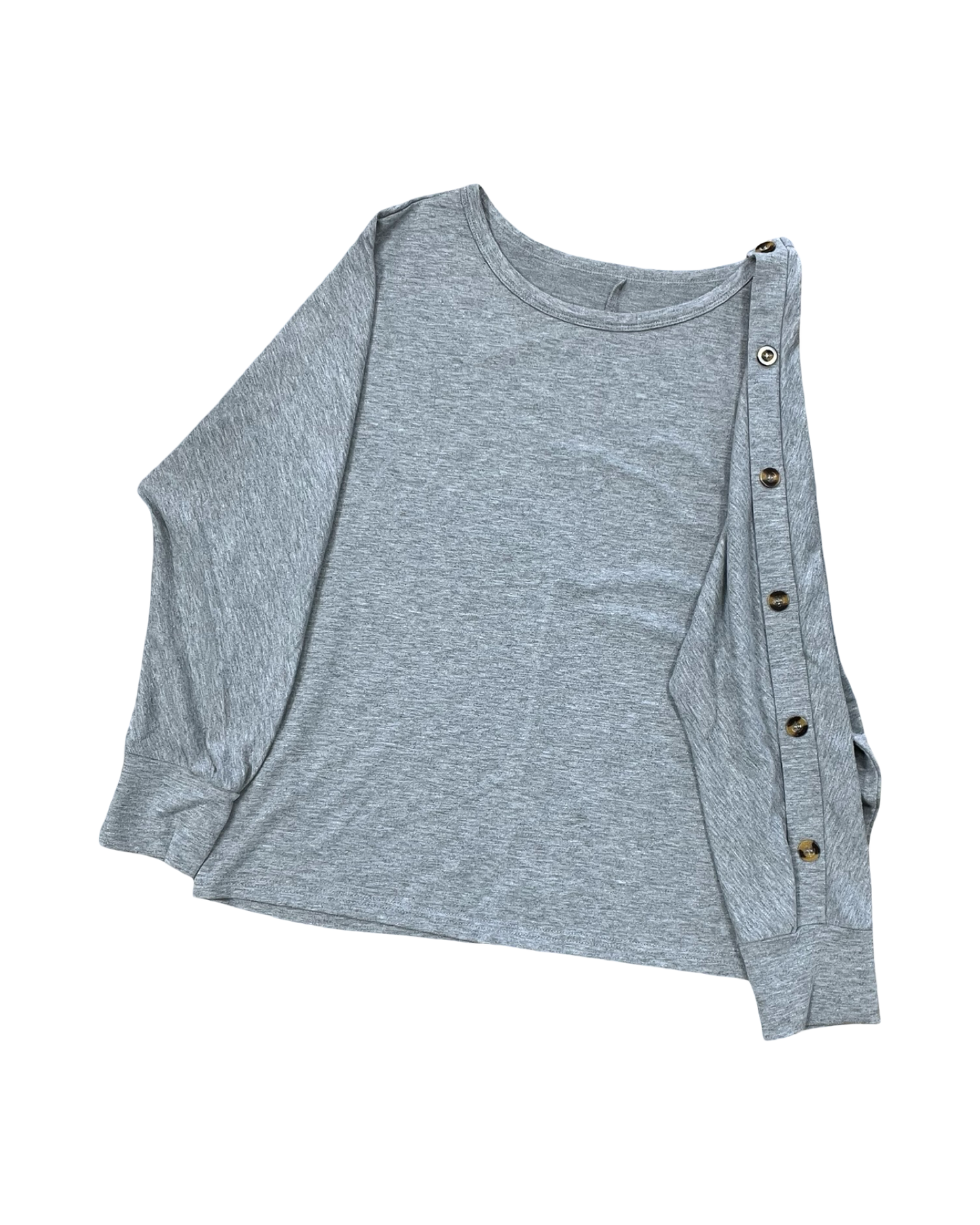 Top Ls By Clothes Mentor In Grey, Size:L