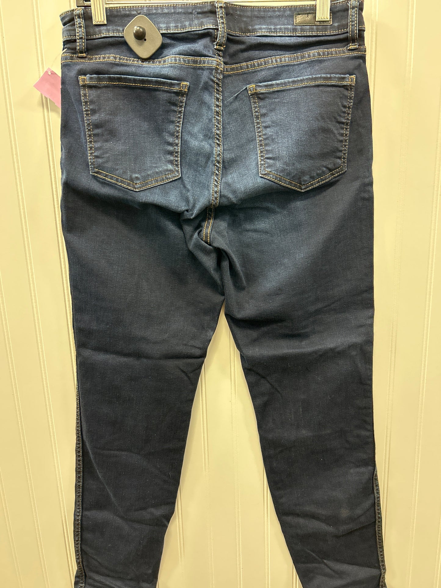 Jeans Skinny By Kut In Blue Denim, Size:8