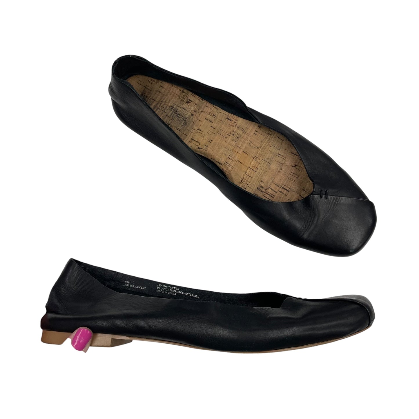 Shoes Flats By Korks In Black, Size:8.5