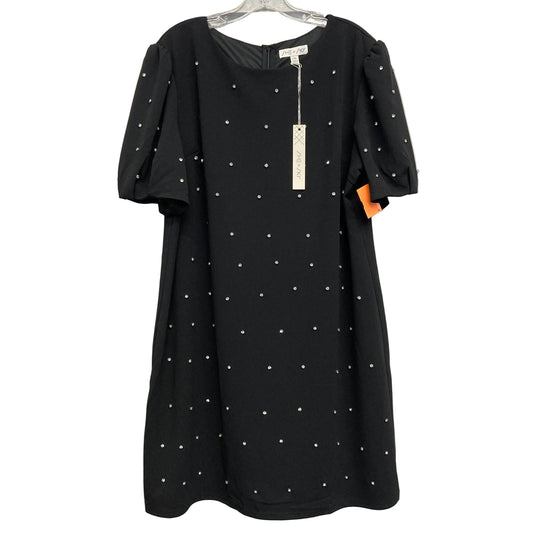 Dress Party Short By She + Sky In Black, Size:2X