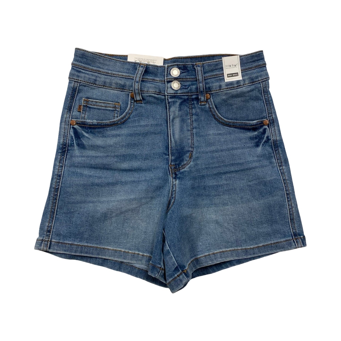 Shorts By Judy Blue In Blue Denim, Size:S
