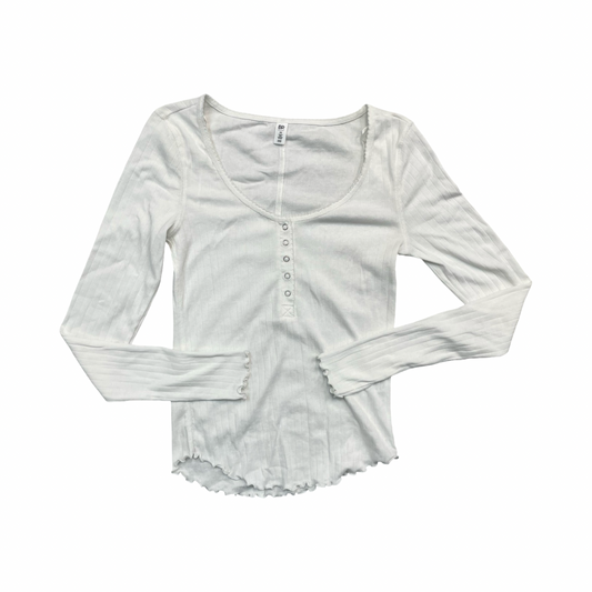 Top Ls Basic By Bp In White, Size:M