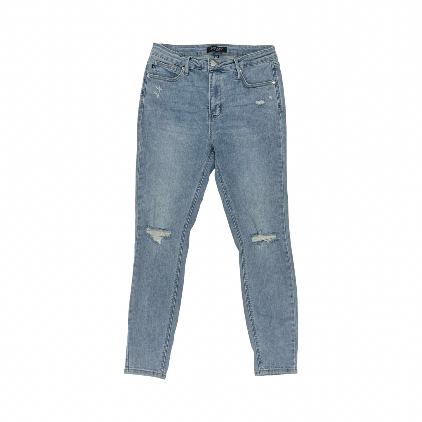 Jeans Skinny By Judy Blue In Blue Denim, Size:12