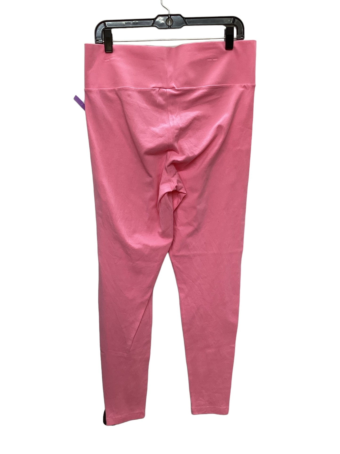 Pink Athletic Leggings Adidas, Size Xl