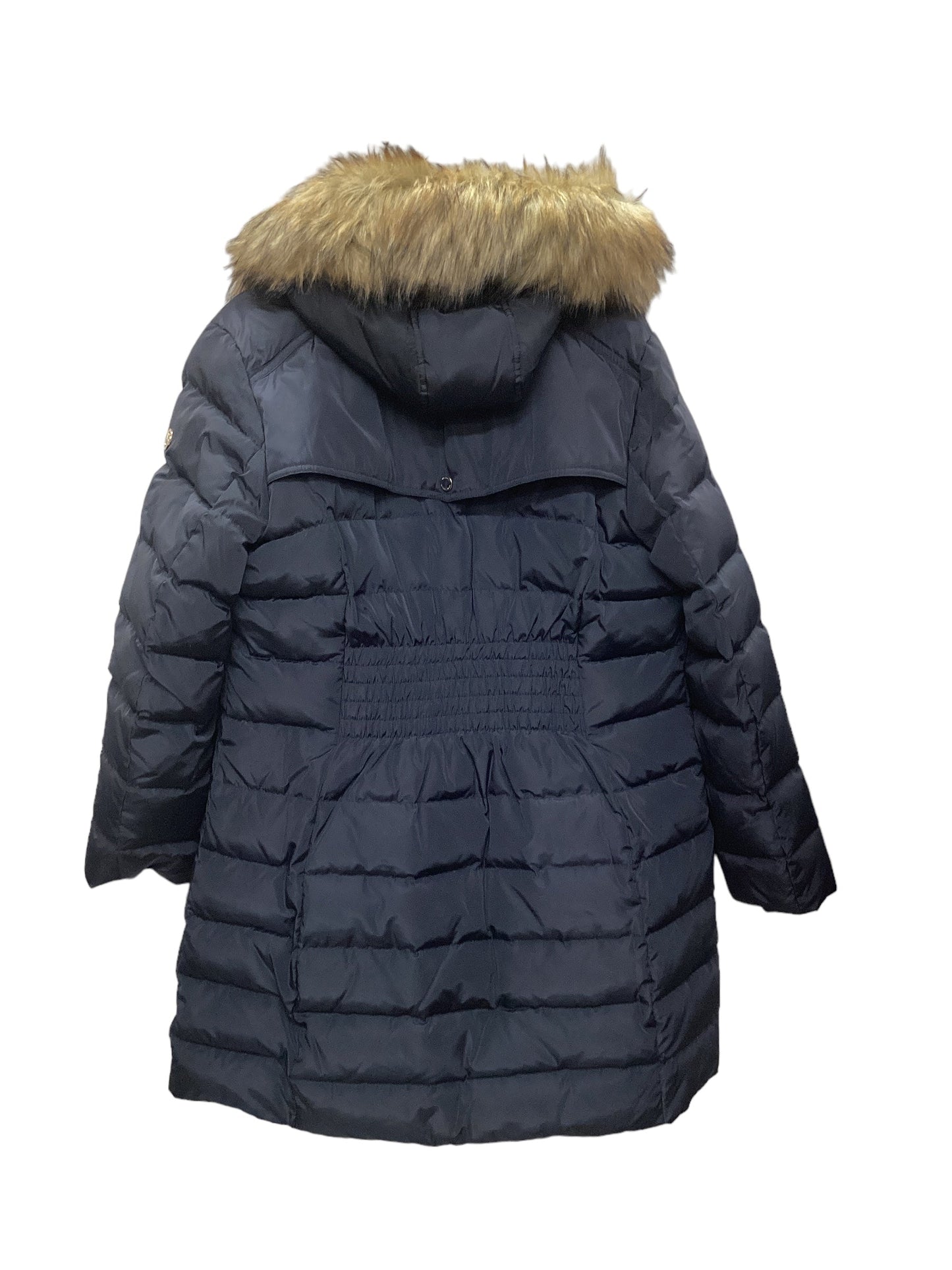 Navy Coat Puffer & Quilted Michael By Michael Kors, Size Xl