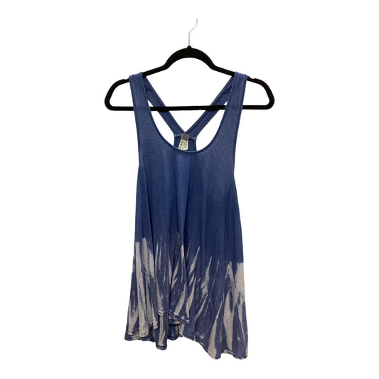 Blue & White Top Sleeveless We The Free, Size S