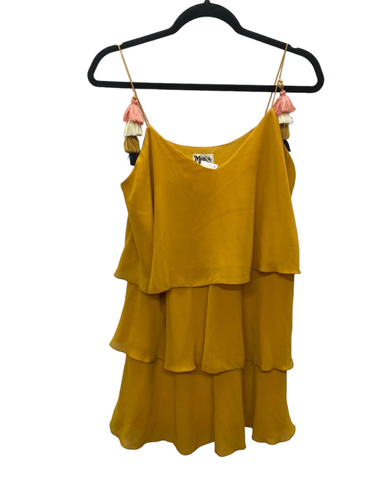 Yellow Dress Casual Short Show Me Your Mumu, Size M