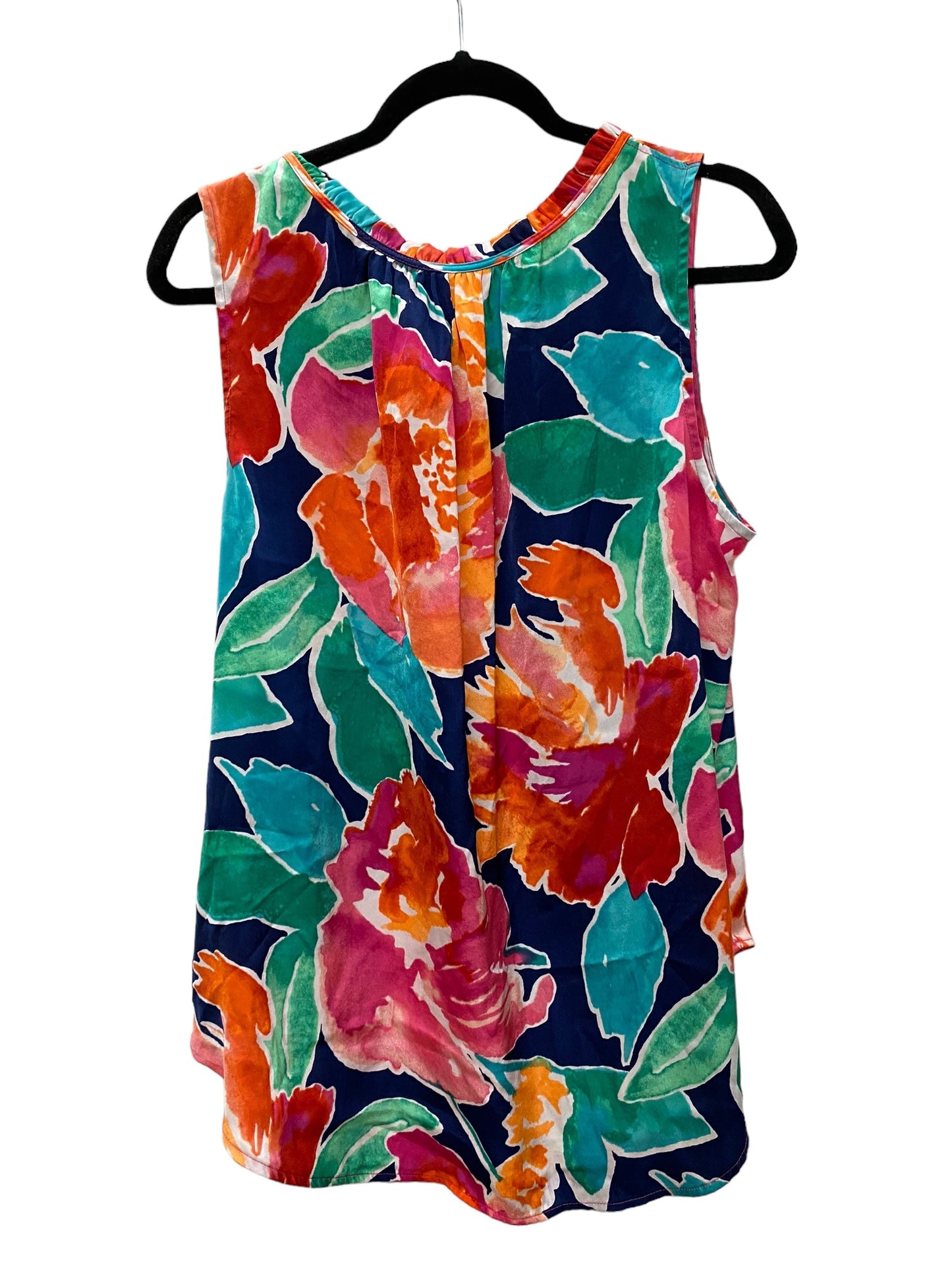 Top Sleeveless By Liz Claiborne In Multi-colored, Size: Xl