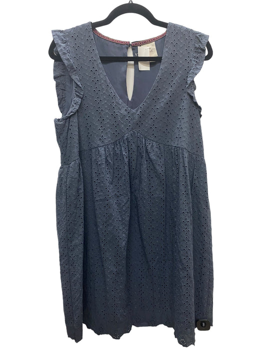 Dress Casual Short By Knox Rose In Blue, Size: M