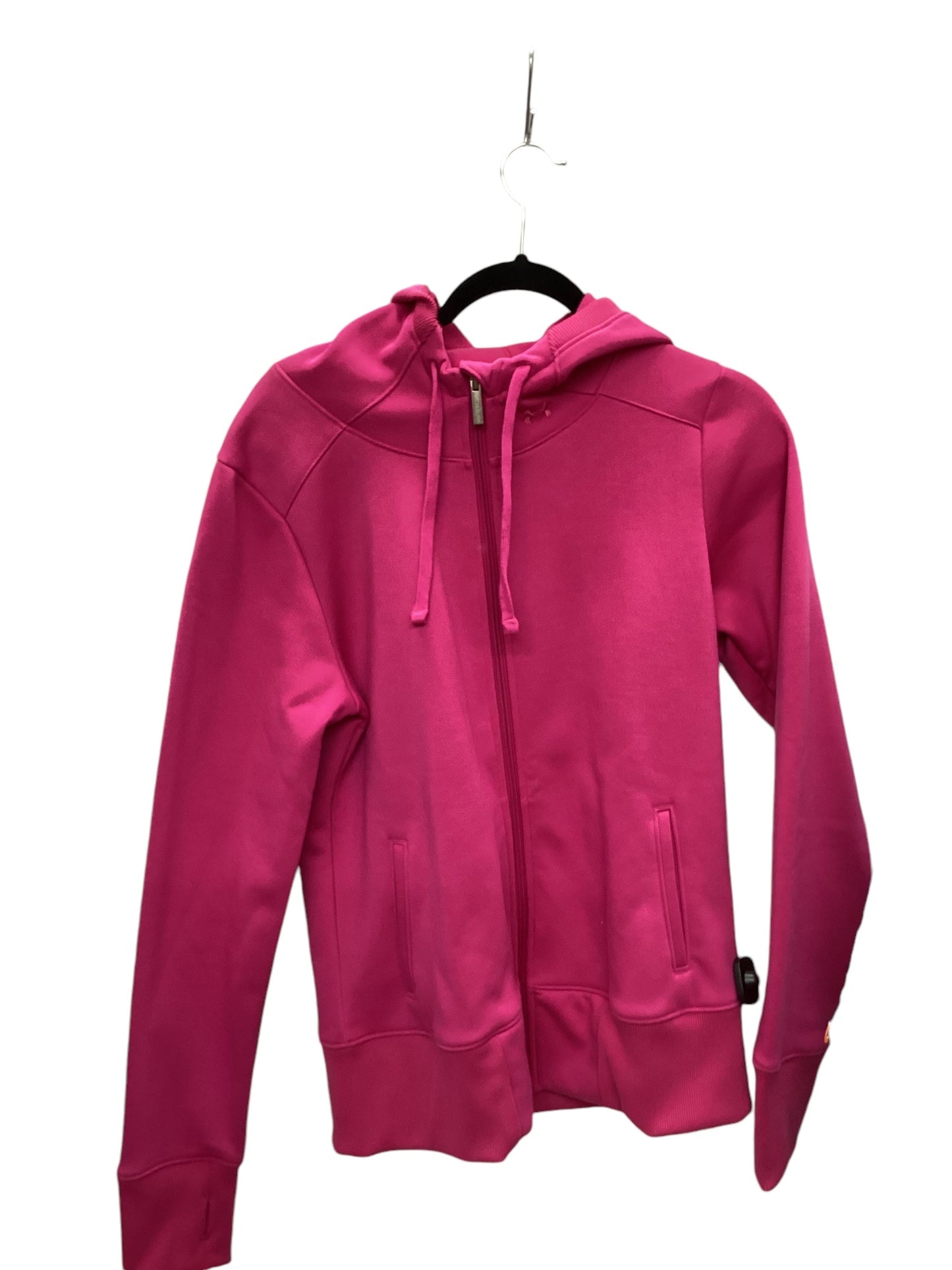 Athletic Jacket By Under Armour In Pink, Size: L