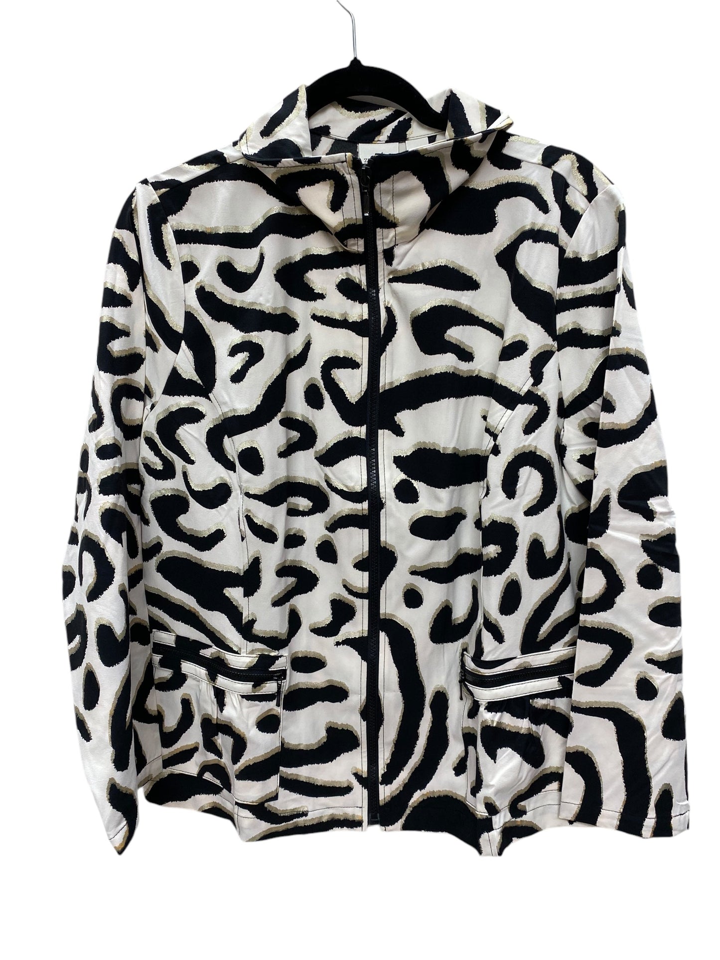 Jacket Other By Zenergy By Chicos In Animal Print, Size: L