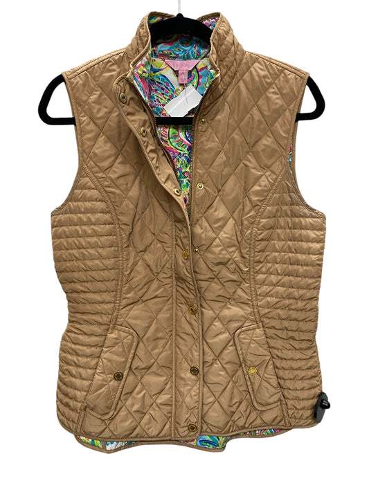 Vest Puffer & Quilted By Lilly Pulitzer In Brown, Size: M