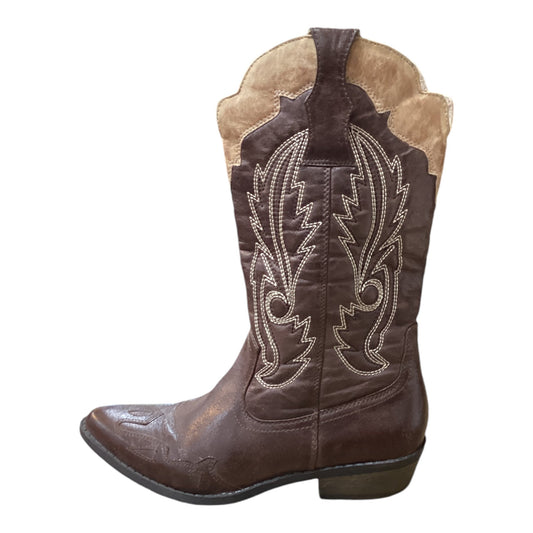 Boots Western By Coconuts In Brown, Size: 6.5