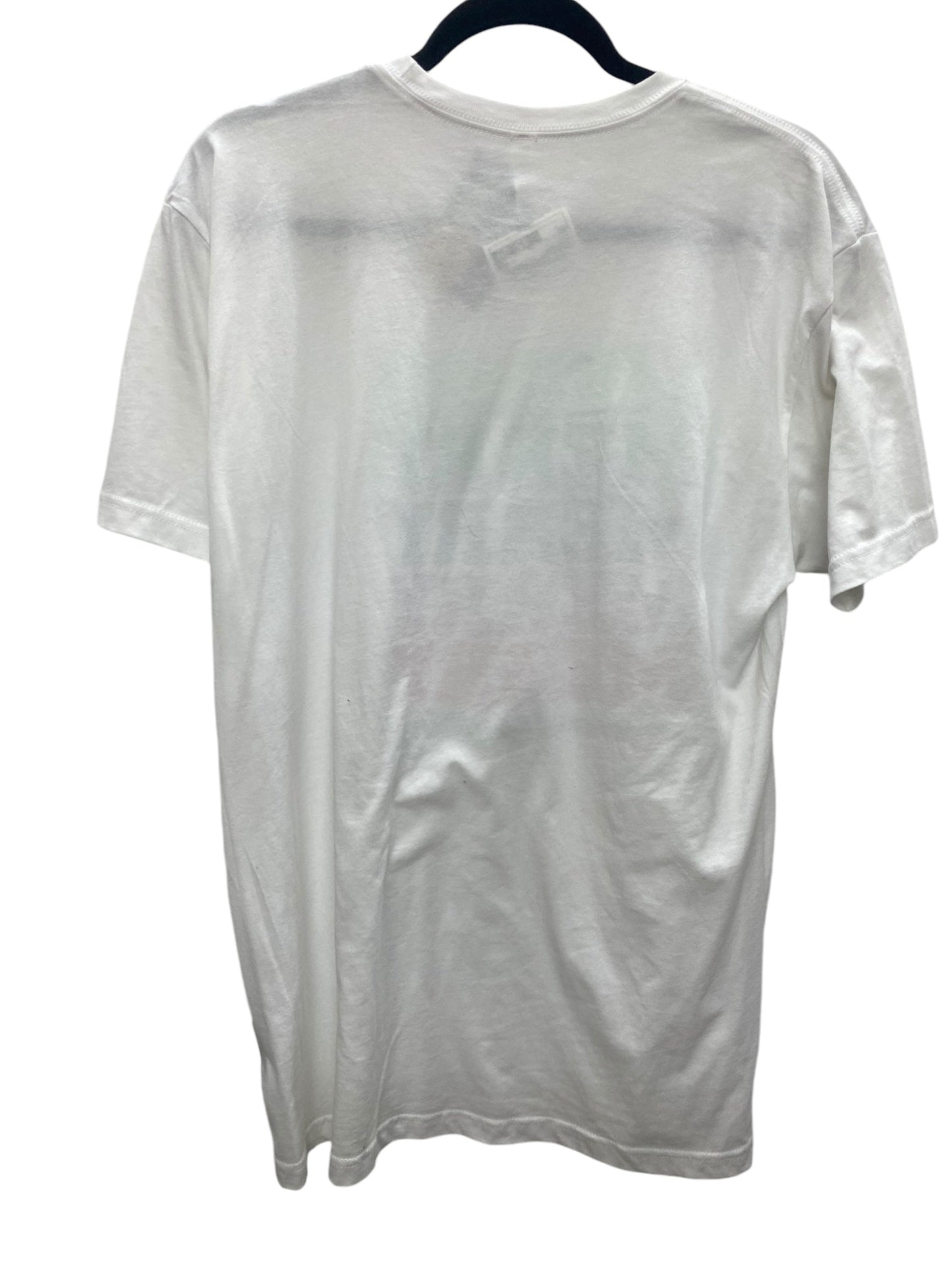 Top Short Sleeve Basic By Next Level In White, Size: L