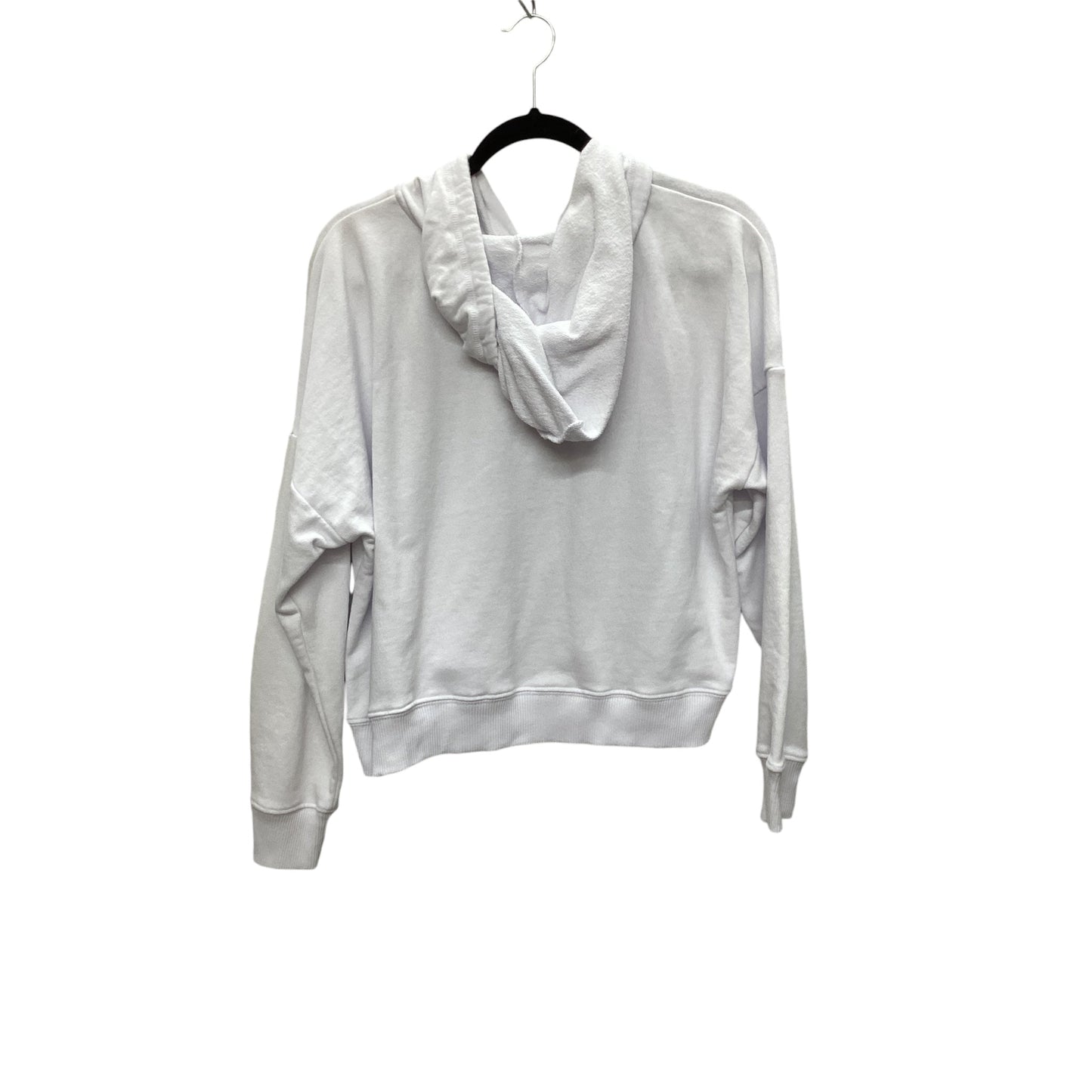 Sweatshirt Hoodie By Workshop In White, Size: L