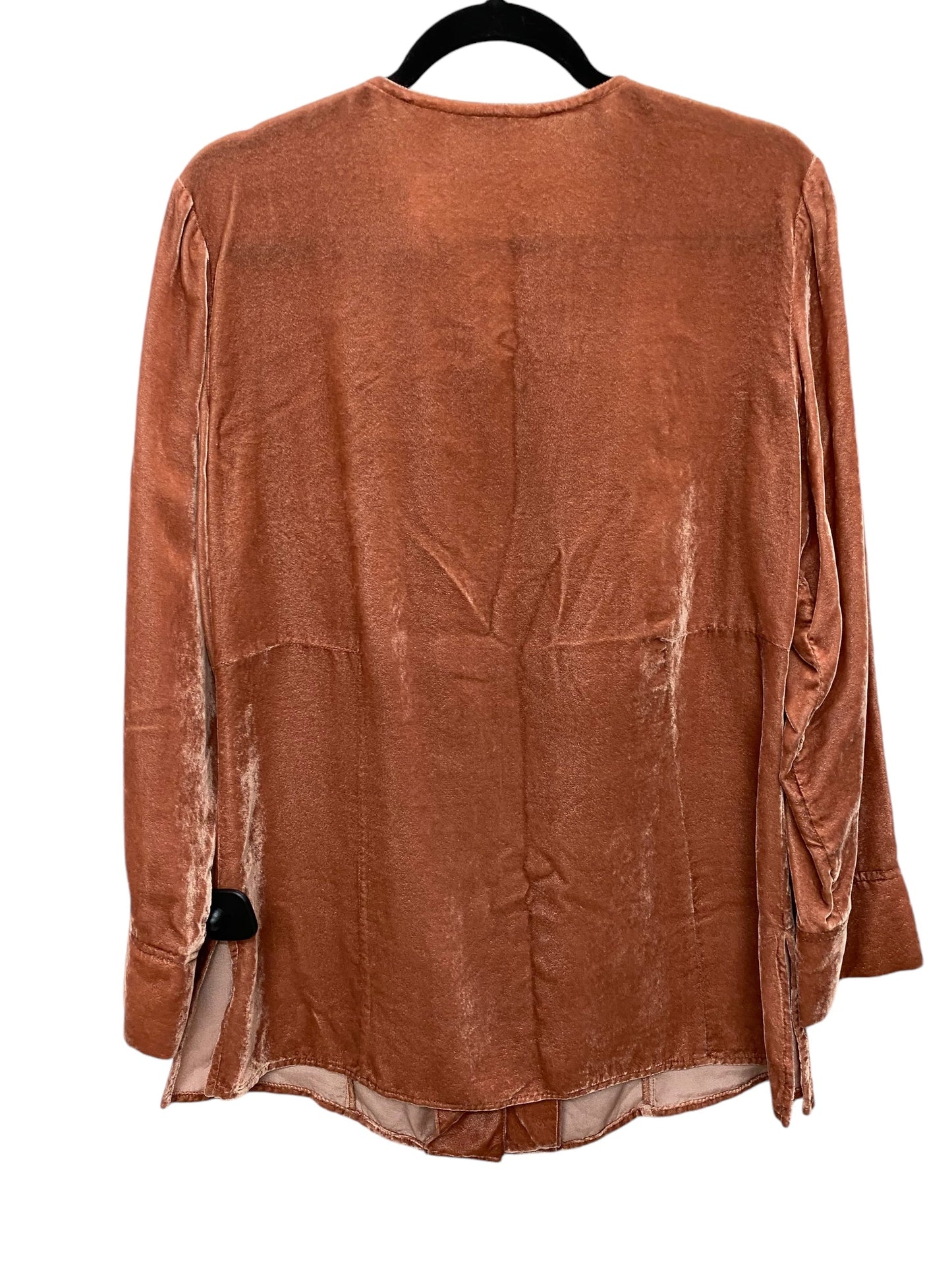 Top Long Sleeve By J. Jill In Orange, Size: M