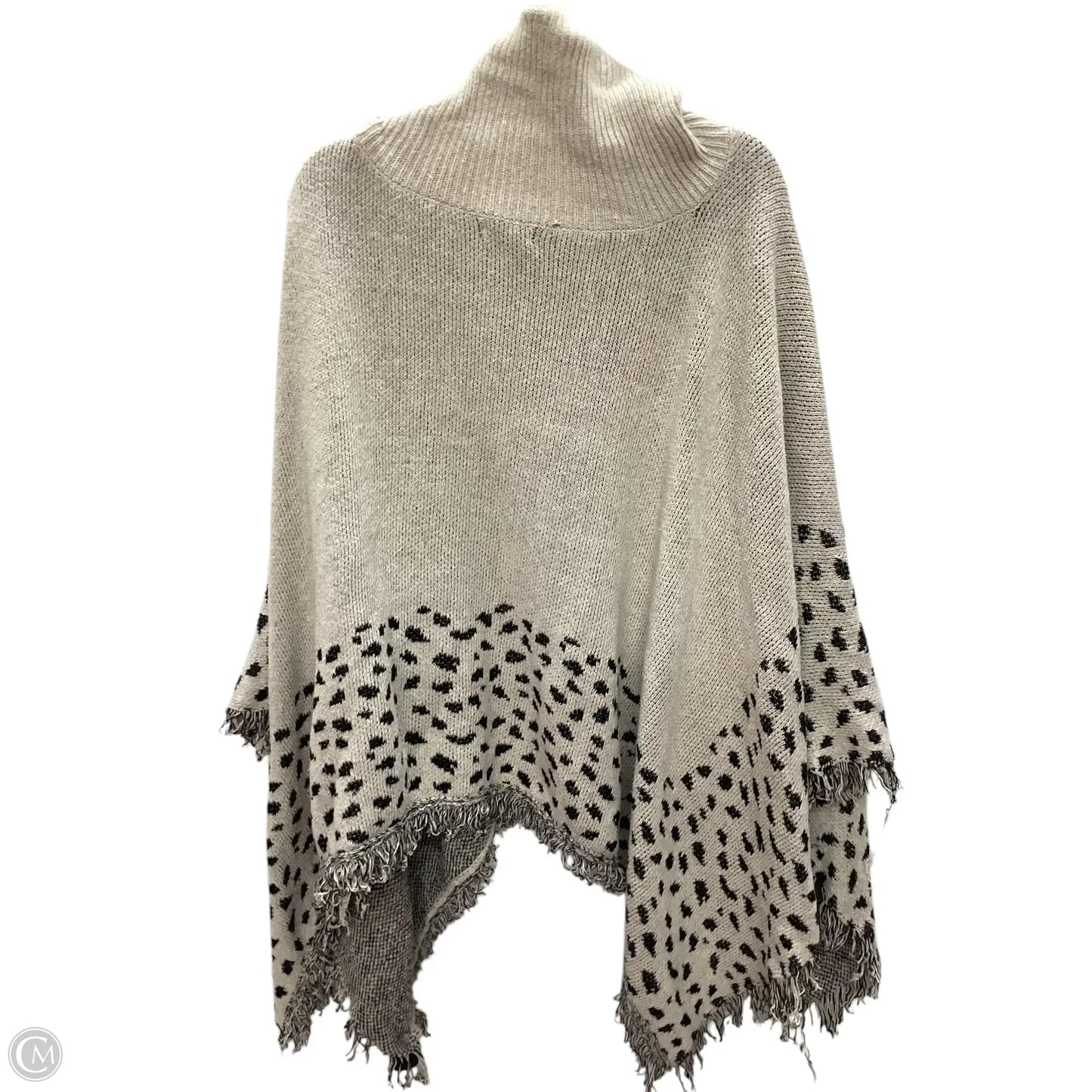 Poncho By Entro In Animal Print, Size: M