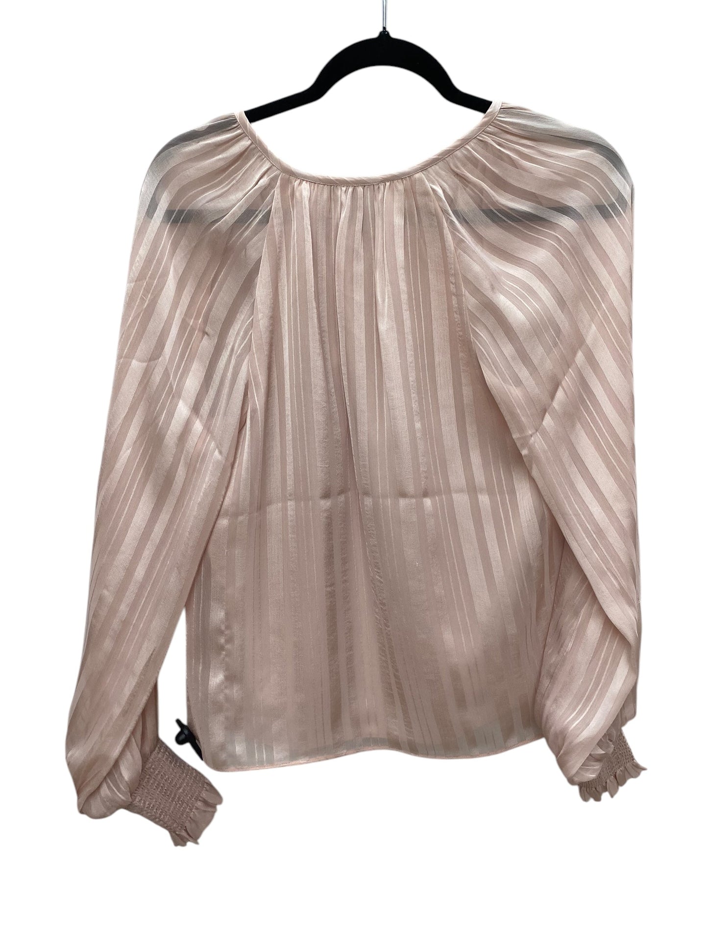 Top Long Sleeve By Express In Pink, Size: S