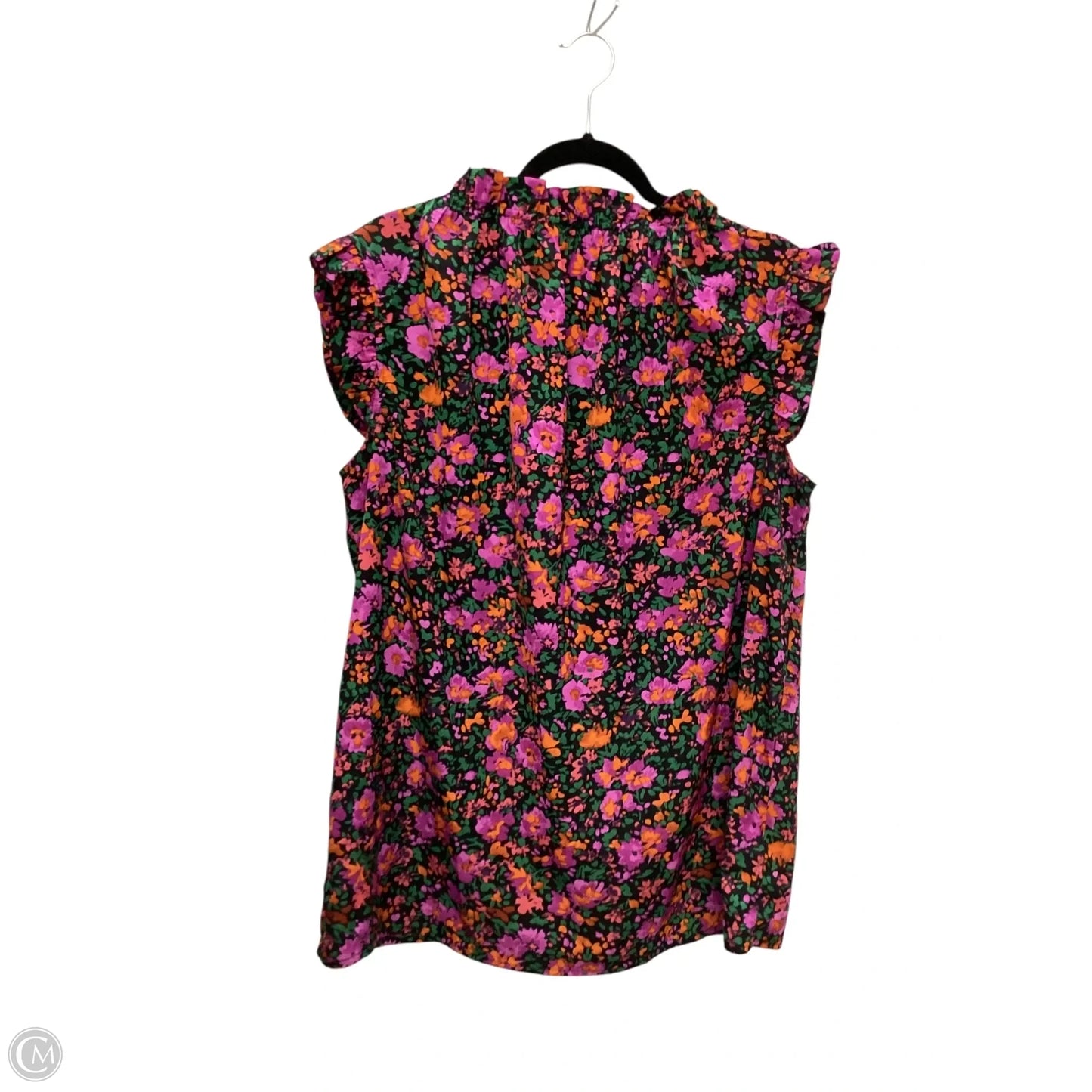 Top Sleeveless By Clothes Mentor In Floral Print, Size: Xl