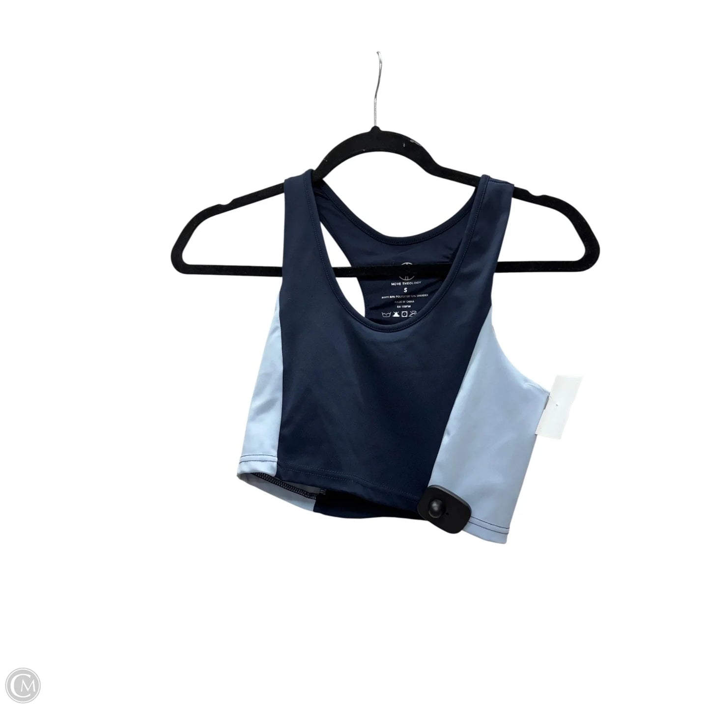 Athletic Bra By Clothes Mentor In Blue, Size: S
