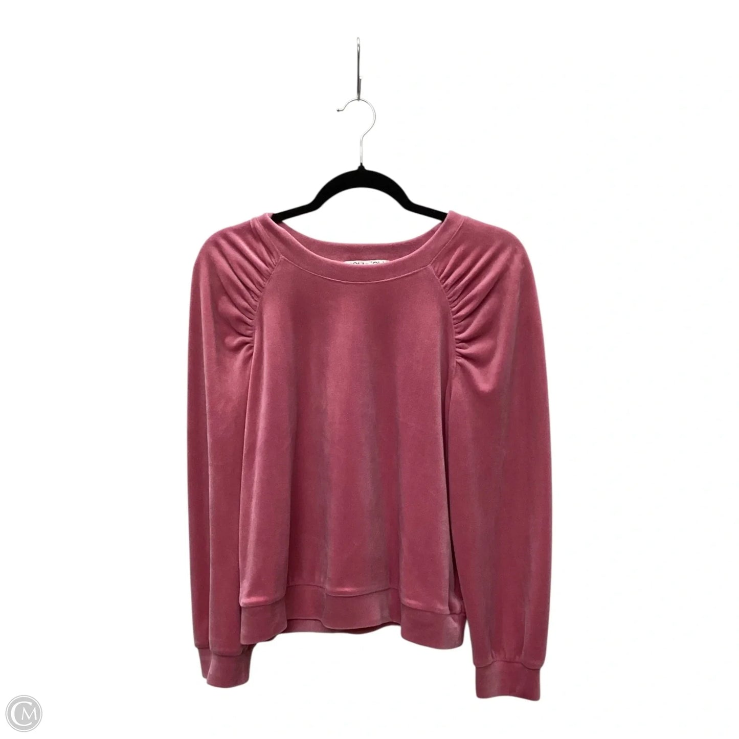 Top Long Sleeve By Joy Joy In Pink, Size: S