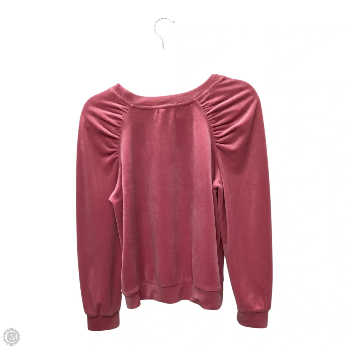 Top Long Sleeve By Joy Joy In Pink, Size: S