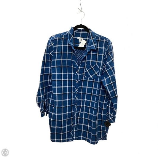 Top Long Sleeve By J. Jill In Blue, Size: Xl