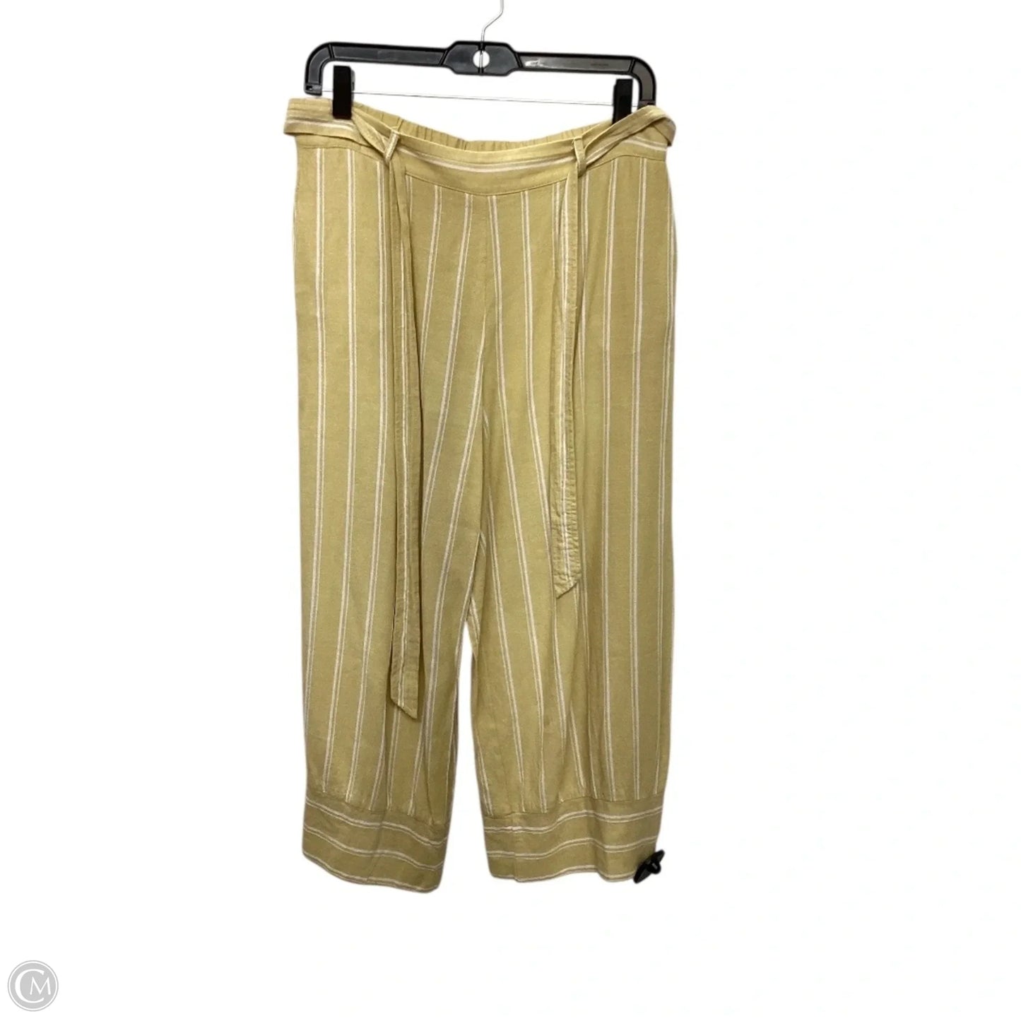 Pants Wide Leg By Fate In Yellow, Size: L