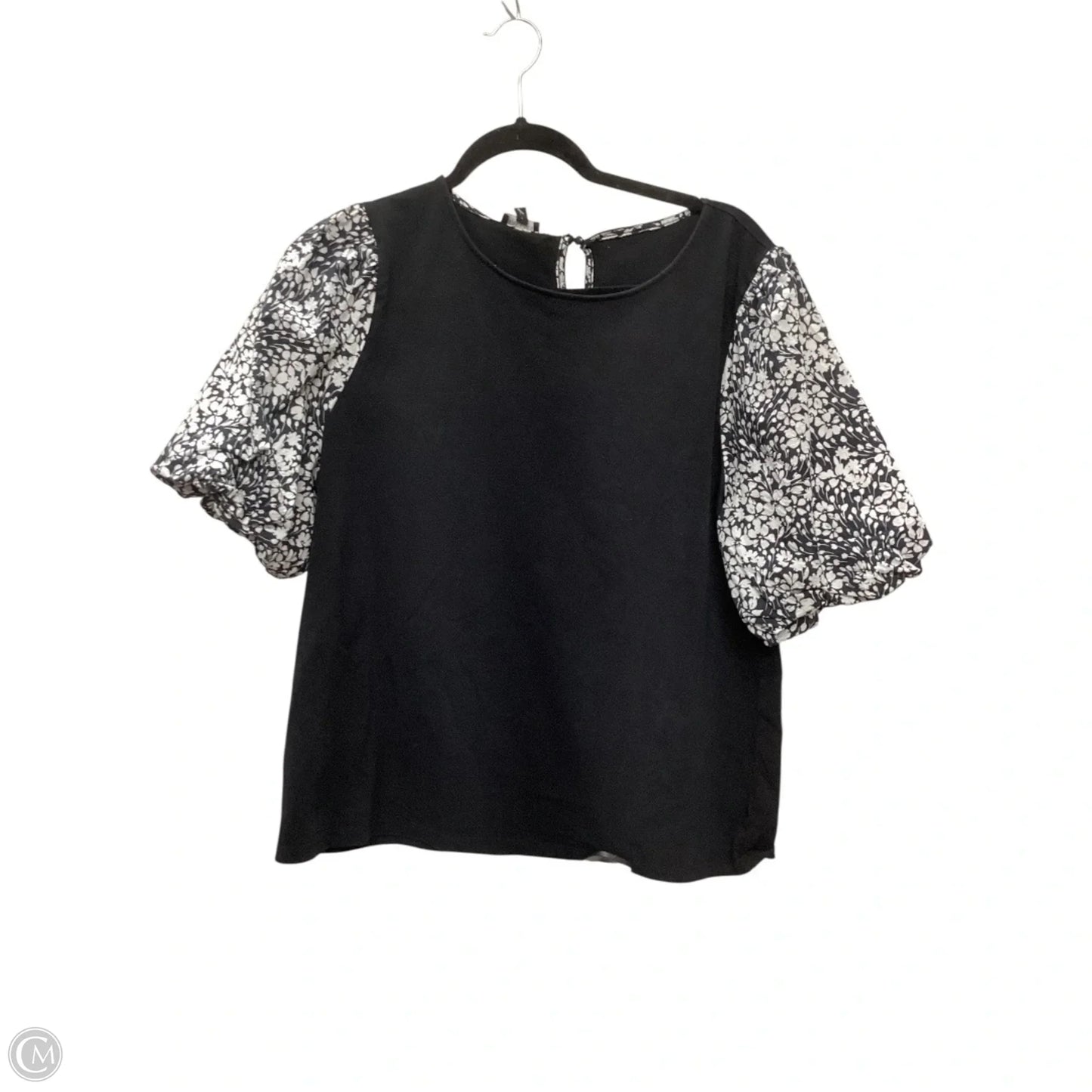 Top Short Sleeve By Talbots In Black, Size: Xlp